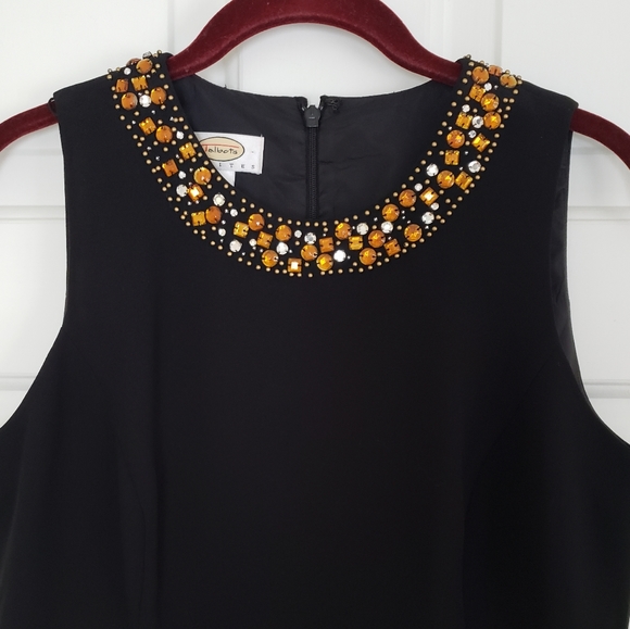 Talbots Gorgeous Jeweled Sleeveless Top - Picture 3 of 6